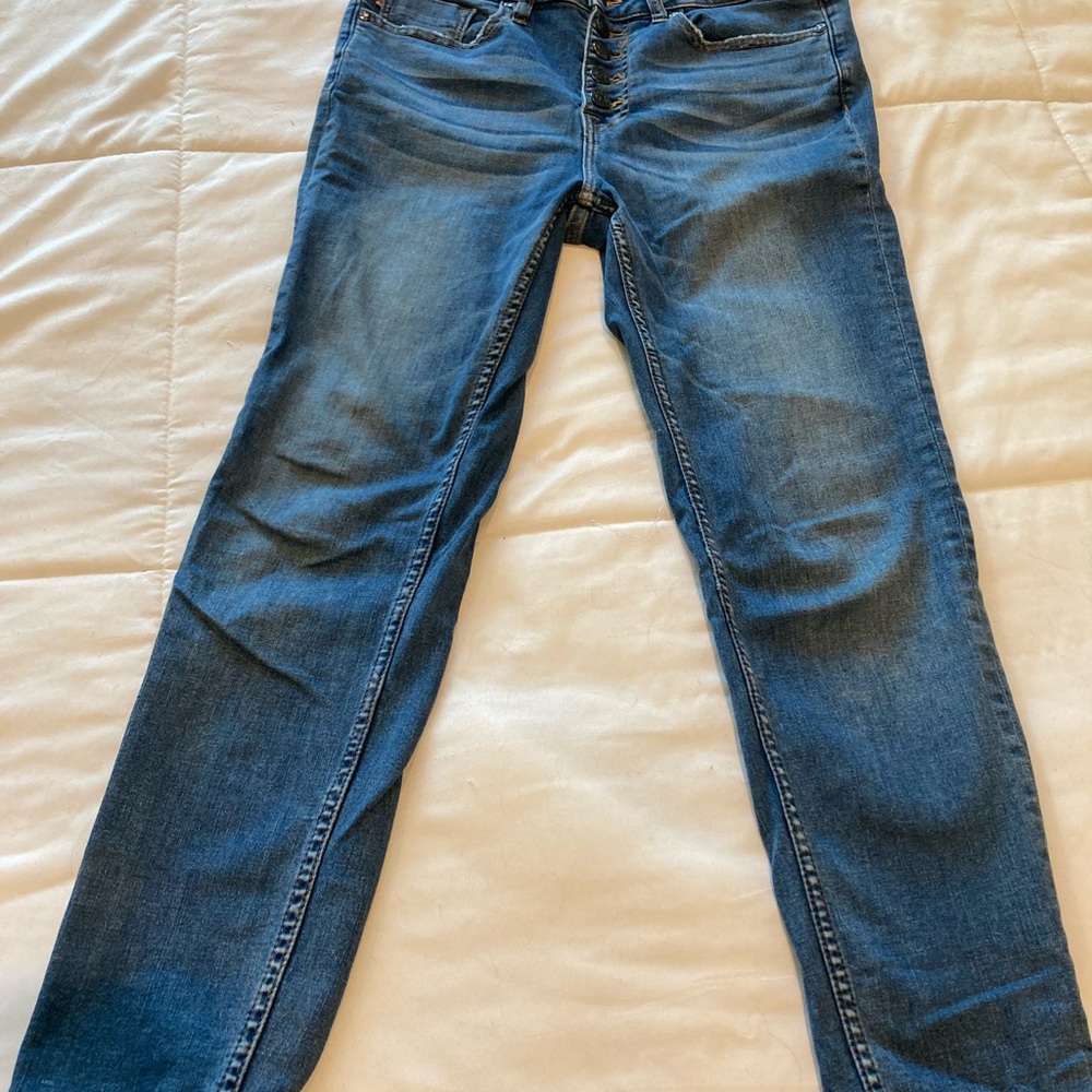 Vigoss Blue Skinny Jeans Classic Denim